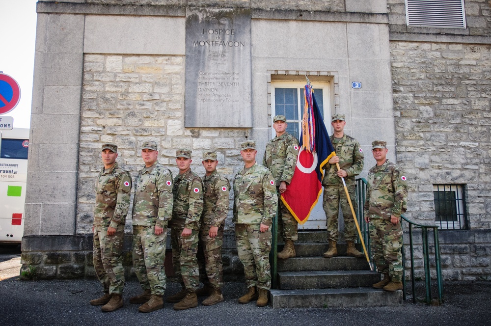 Army National Guard Soldiers take part in World War I Centennial Commemoration in France