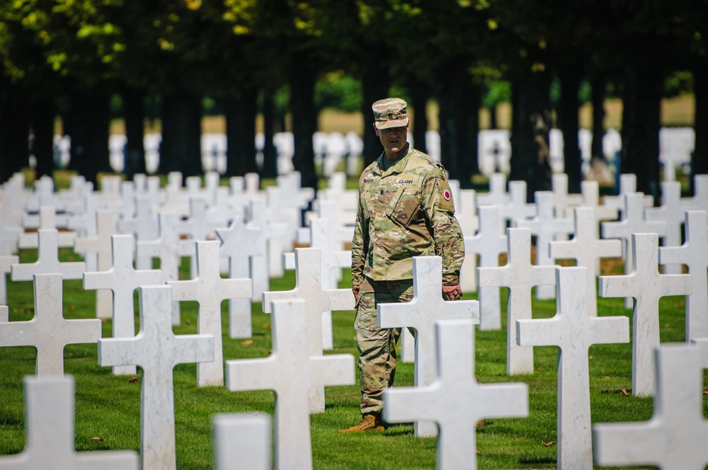 Army National Guard Soldiers take part in World War I Centennial Commemoration in France