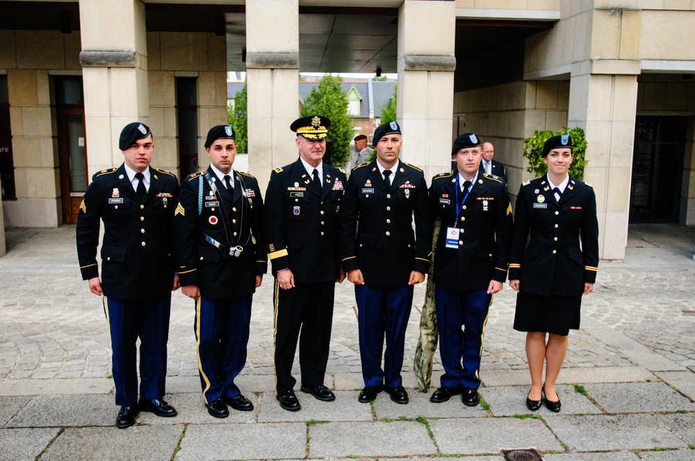 Army National Guard Soldiers take part in World War I Centennial Commemoration in France