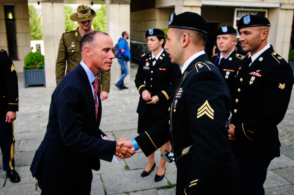 Army National Guard Soldiers take part in World War I Centennial Commemoration in France