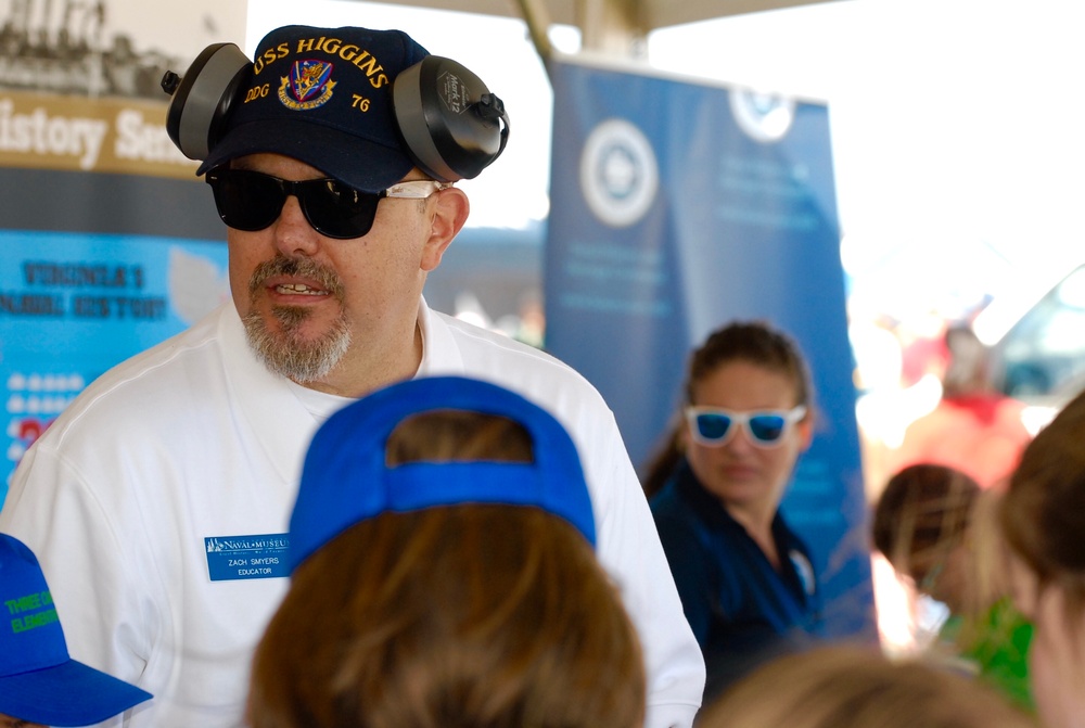 Museum Educators participate in STEM Day at 2018 NAS Oceana Air Show