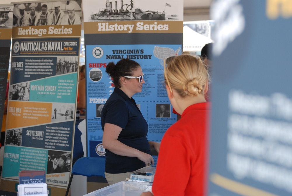 Museum educators participate in STEM Day at 2018 NAS Oceana Air Show