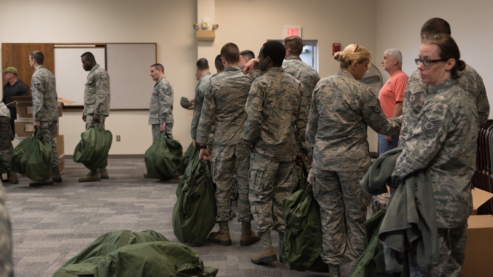 Airmen from 102nd Intelligence Wing depart Otis to support those affected by the gas explosions in Lawrence and surrounding communities