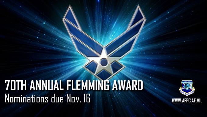AF seeks nominations for 70th Annual Flemming Award