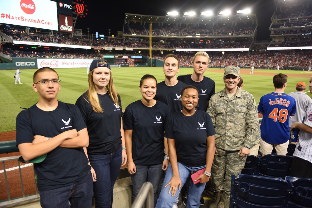 Airmen, Washington Nationals celebrate U.S. Air Force birthday