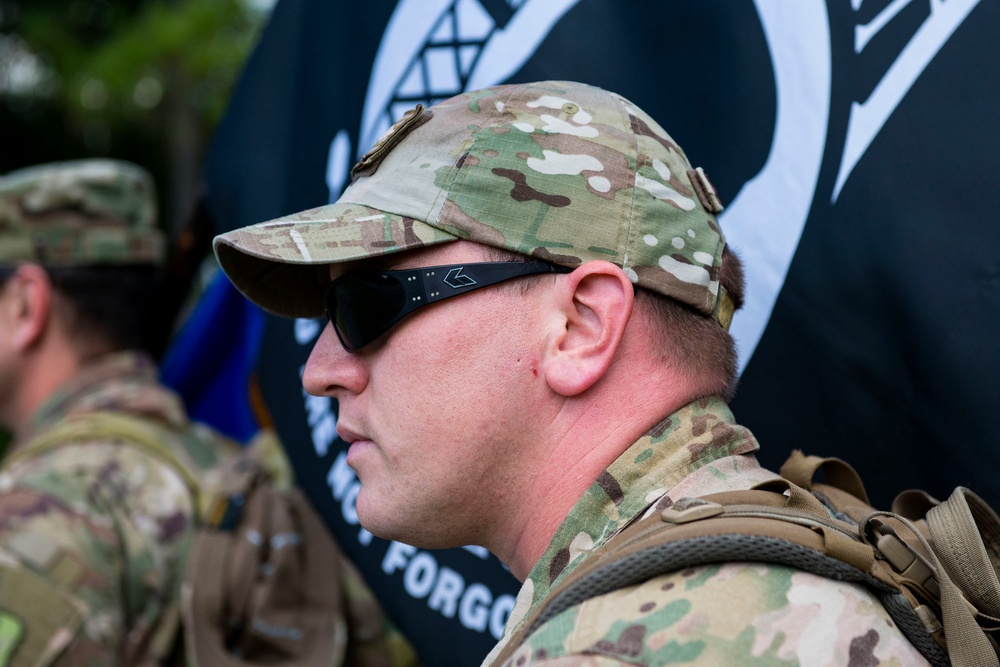 Moody ‘rucks the distance’ during POW/MIA Recognition Day