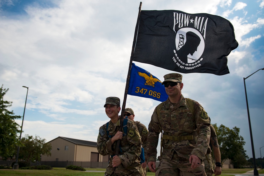 Moody ‘rucks the distance’ during POW/MIA Recognition Day