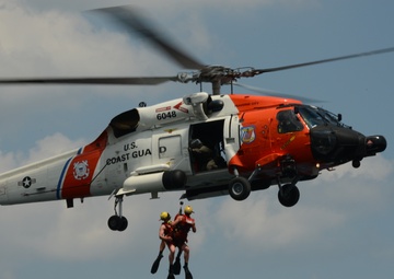 Coast Guard Helicopter Rescue Demonstration