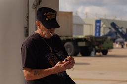 Vietnam Veteran from VFA-32 visited NHHS Booth