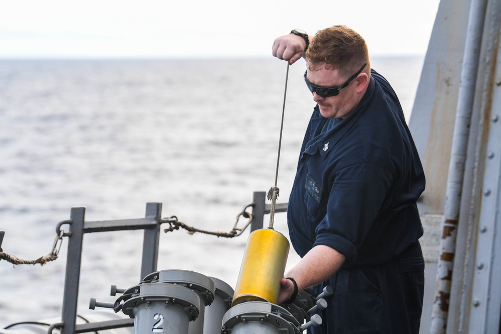 Pre-Fire Tests aboard USS Mitscher