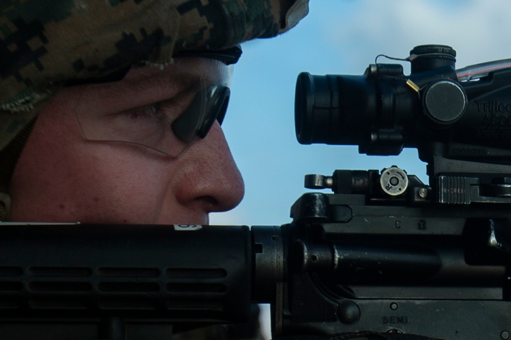 ‘Retreat, Hell!’ Marines refine small-arms proficiency aboard Wasp