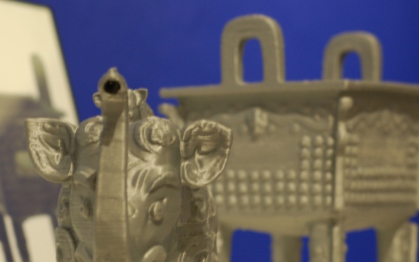 3D printed artifacts on display from Naval Museum