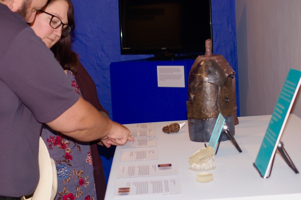 3D printed artifacts from Naval Museum on display