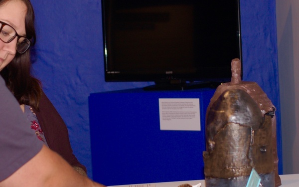 3D printed artifacts from Naval Museum on display