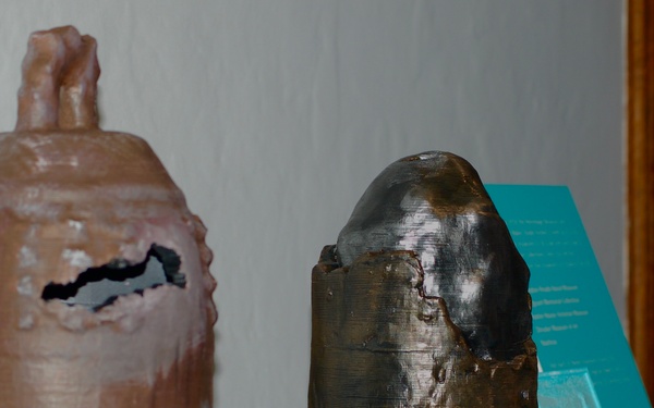 3D printed artifacts on display from Naval Museum