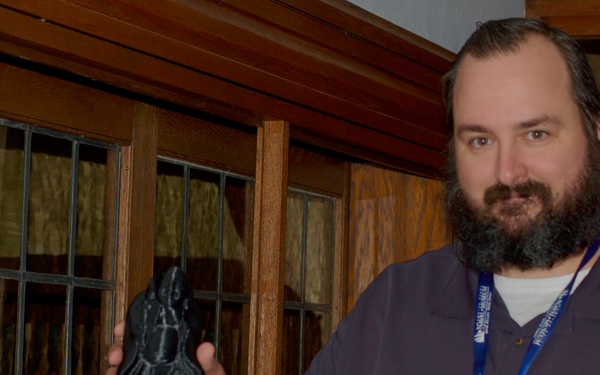 3D printed artifacts from Naval Museum on display