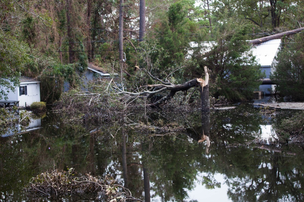 Wilmington Flooded Neighborhood, Hurricane Florence