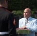 The Vice President, Secretary of the Interior and Deputy Secretary of Defense participate in a flag presentation ceremony