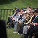 The Vice President, Secretary of the Interior and Deputy Secretary of Defense participate in a flag presentation ceremony