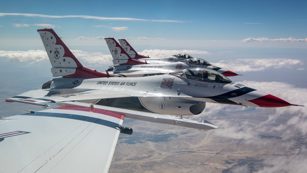 Thunderbirds Soar over Monument Valley