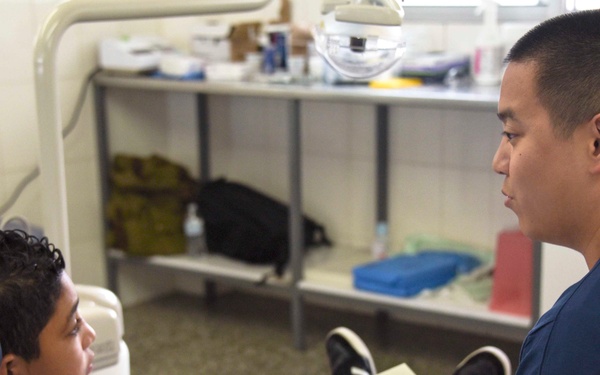 Regional Health Command Central provides pediatric dental services in Honduras