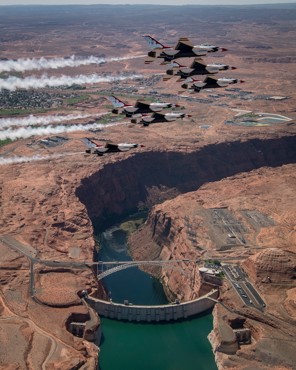 Thunderbirds Soar over Monument Valley