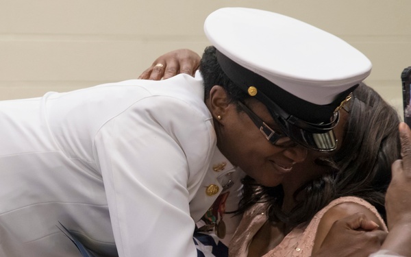 ENC Parker Retirement Ceremony