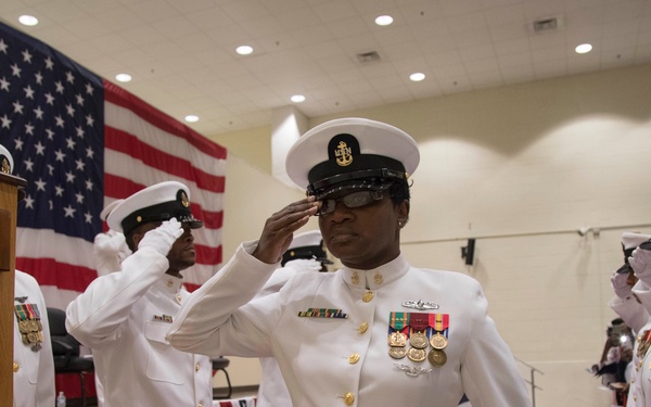 ENC Parker Retirement Ceremony