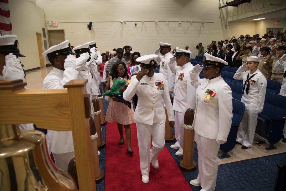 ENC Parker Retirement Ceremony