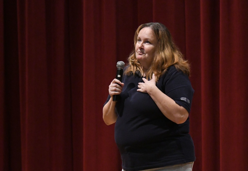 Keesler builds resilience through speaking event