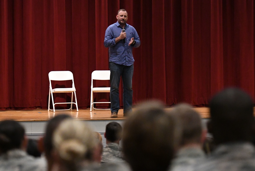 Keesler builds resilience through speaking event