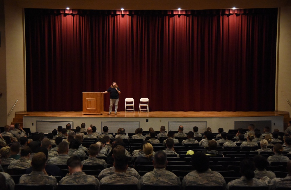 Keesler builds resilience through speaking event