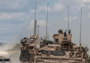 Black Jack brigade and USAOTC completes testing of new armored vehicle
