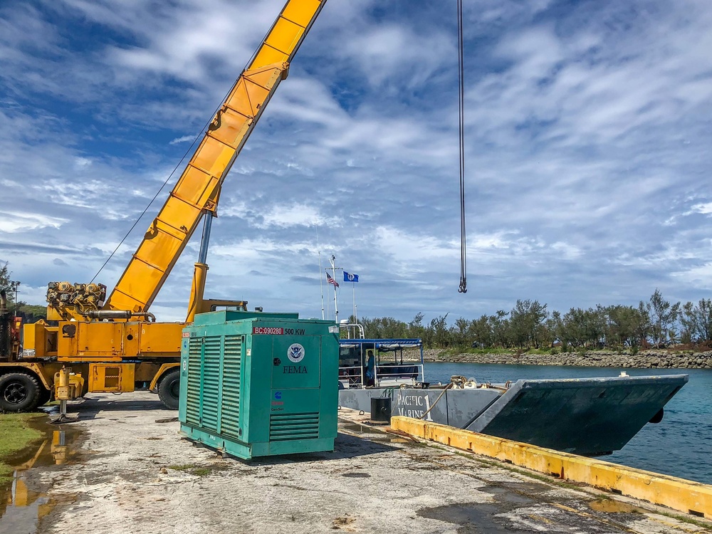 30 NCR installs FEMA Generator in Rota