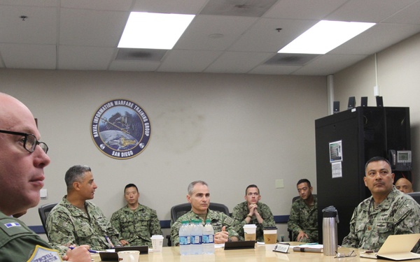 NAVIFOR Commander Talks Information Warfighting Readiness with Sailors at NIWTG San Diego