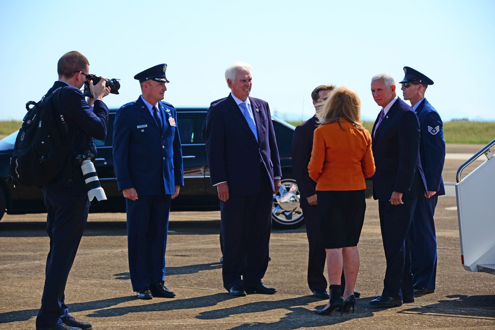 Vice President Pence Visits McGhee Tyson ANG Base