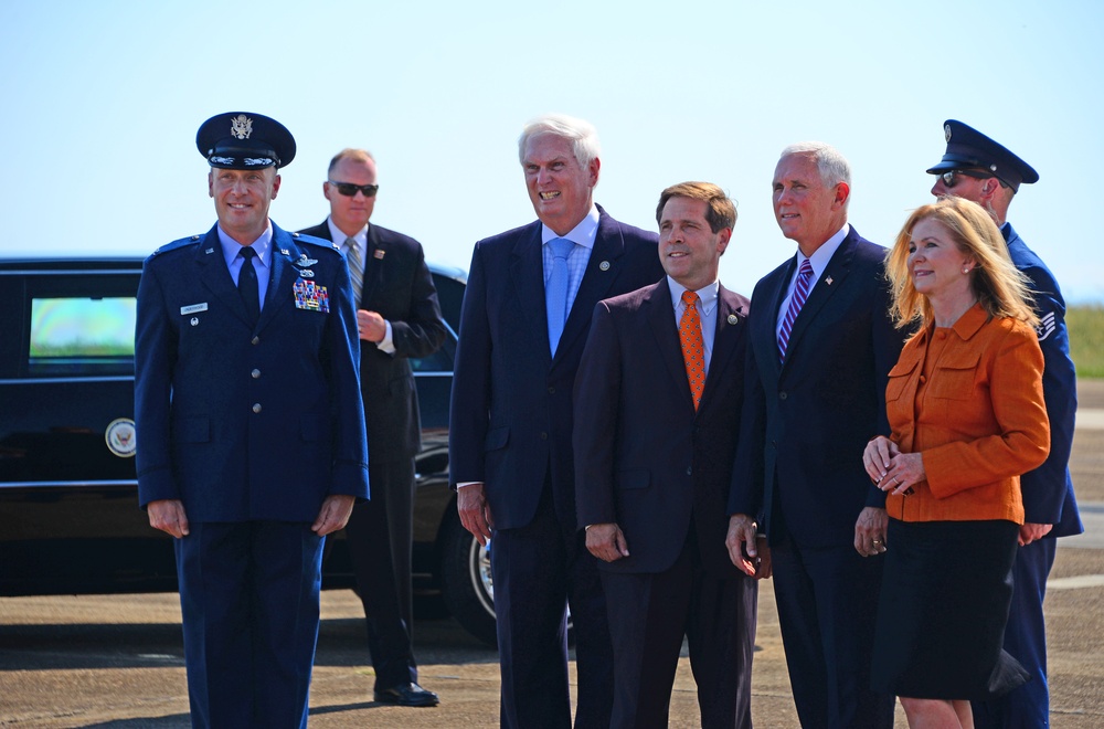 Vice President Pence Visits McGhee Tyson ANG Base