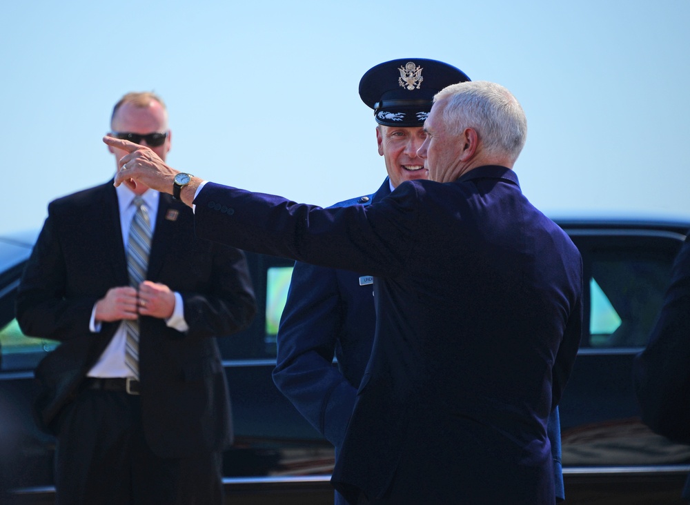 Vice President Pence Visits McGhee Tyson ANG Base