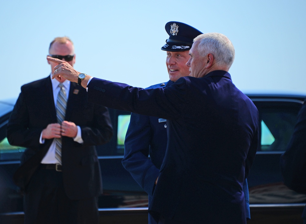 Vice President Pence Visits McGhee Tyson ANG Base