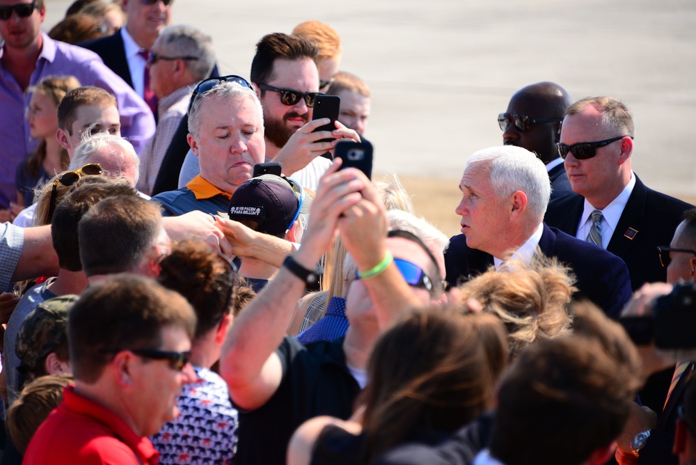 Vice President Pence Visits McGhee Tyson ANG Base