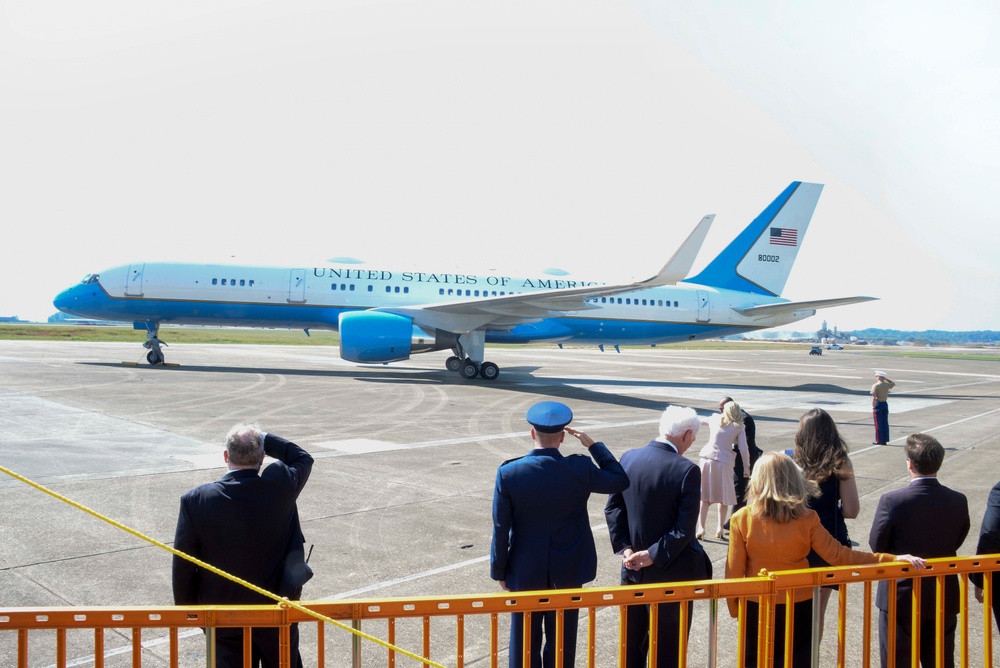 Vice President Pence Visits McGhee Tyson ANG Base