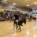 Airmen compete in donkey basketball tournament