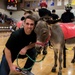 Airmen compete in donkey basketball tournament