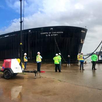 STURGIS vessel en route to Brownsville for final shipbreaking and recycling