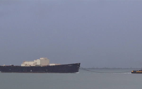 STURGIS vessel en route to Brownsville for final shipbreaking and recycling