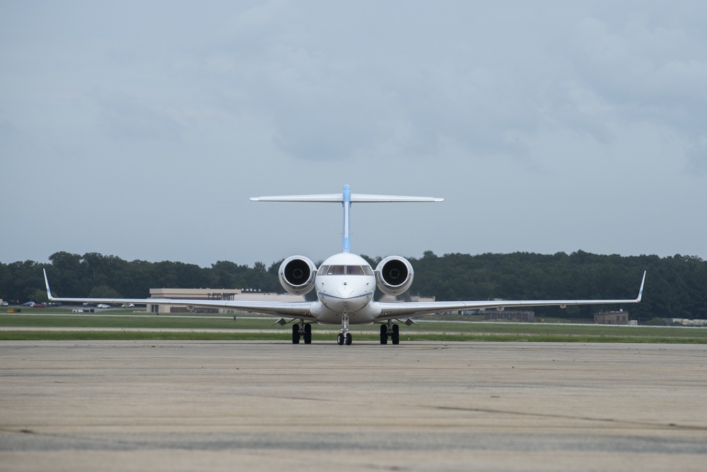 President of Botswana arrives at JBA