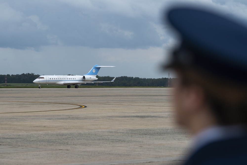 President of Botswana arrives at JBA