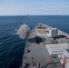 Stockdale fires its Mark 45 5-inch gun