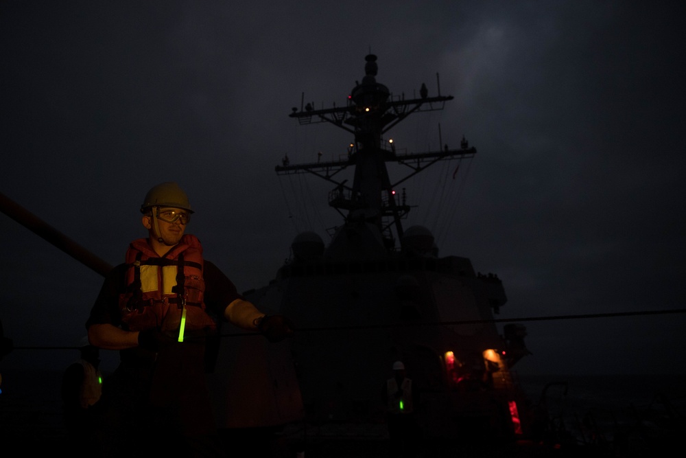 Stockdale Repelnishes at Sea with Stennis