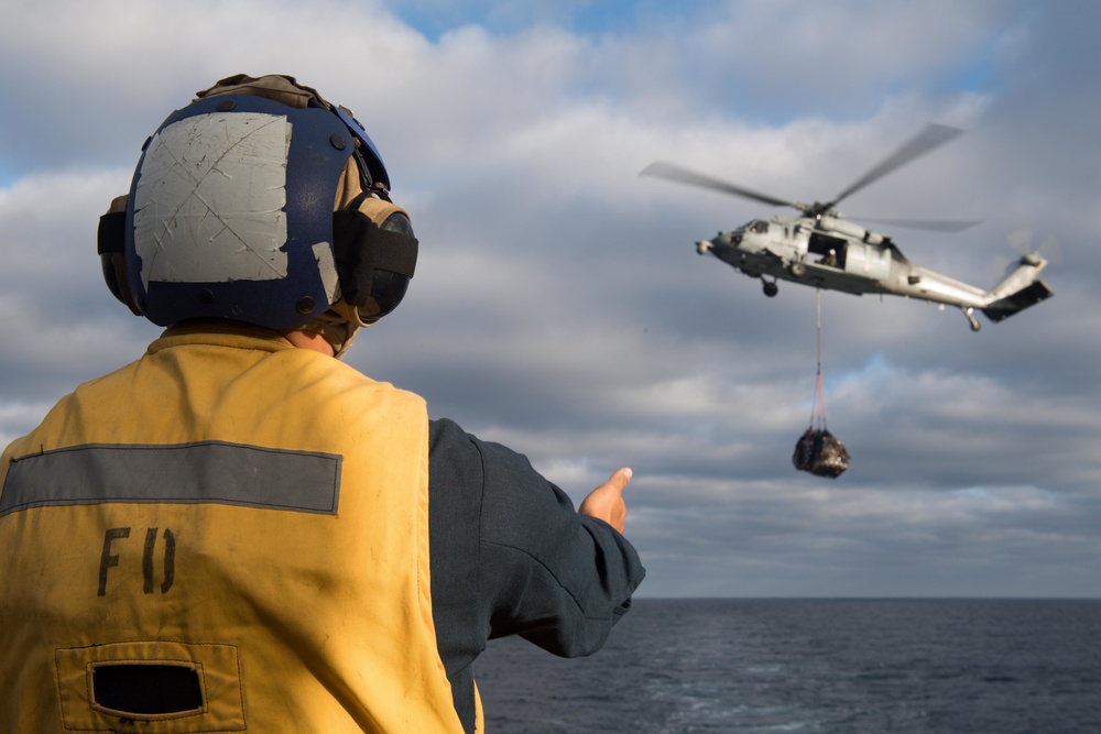 Stockdale Replenishes at Sea